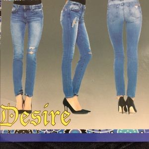 desire by 10 W Appeal  Ladies Jean color dark blue